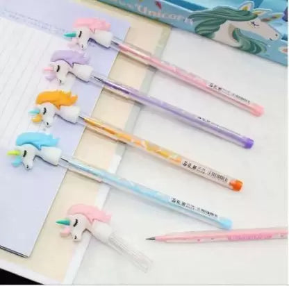 Unicorn Stacking pencil pack of 4 pencil (Multicolors)