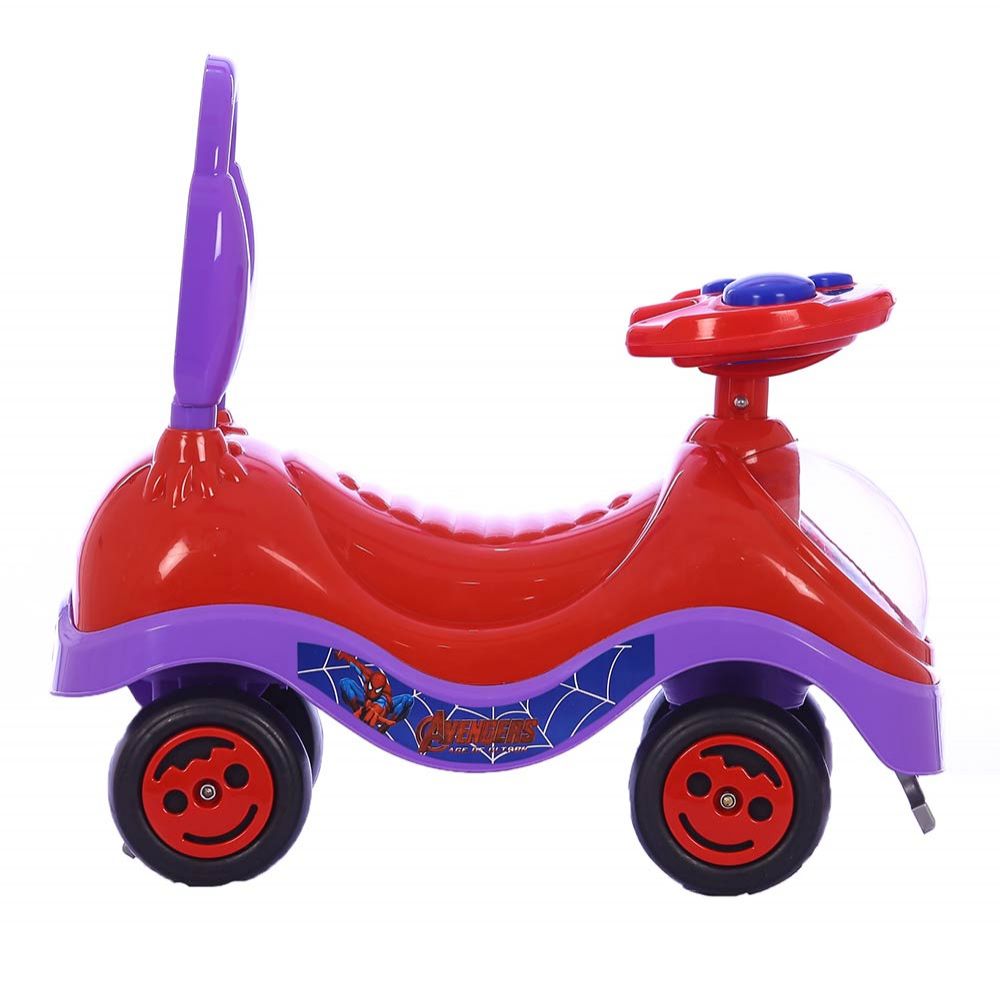 CARTOON AND SUPER HERO RIDEON VEHICLE WITH LIGHT AND SOUND