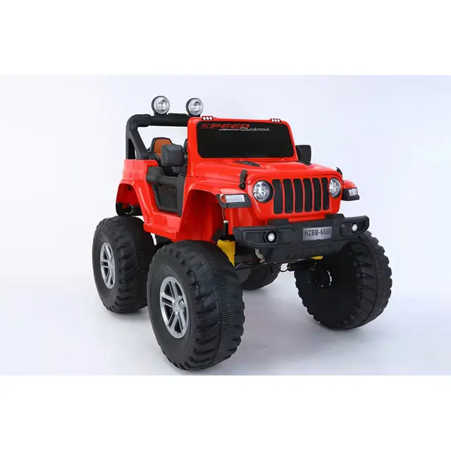 Rechargeable Battery Operated 4x4 Monster Jeep With Music System and Remote Control