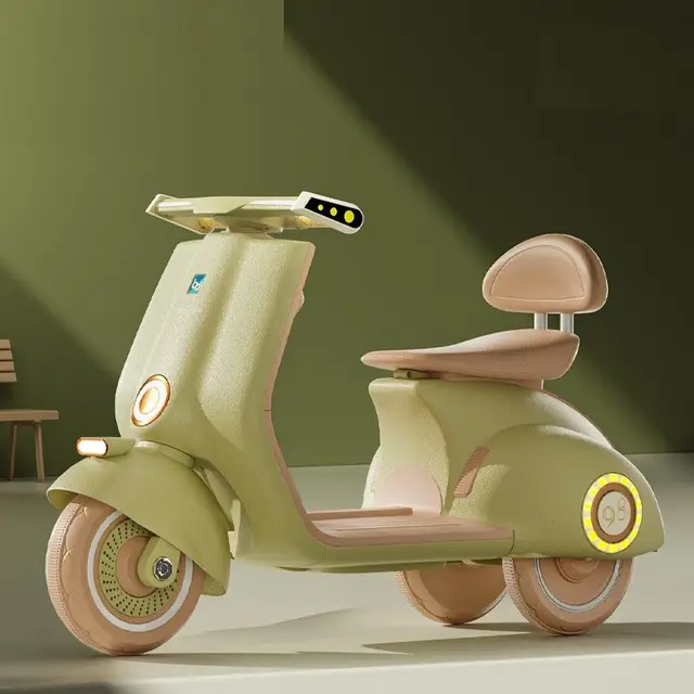 Rechargeable Battery Operated Kids Scooter With Music System and Remote Control