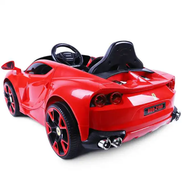 Rechargeable Battery Operated Kids Car With Remote Control | Music System| Lighting Features