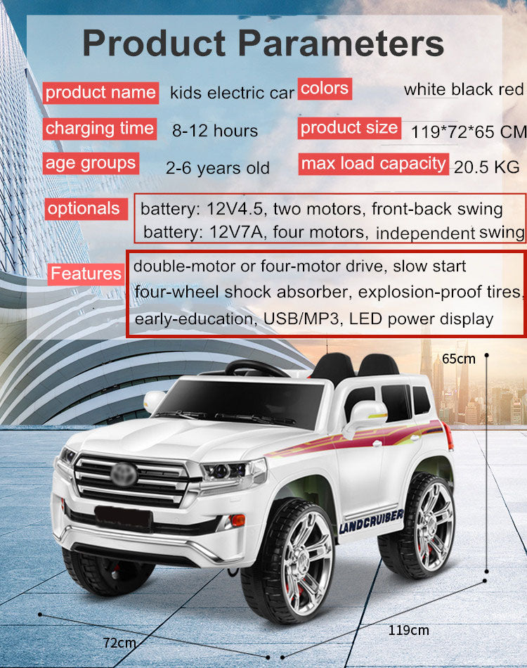 Kids Electric Ride On Cars Powered For Children Factory Price12V