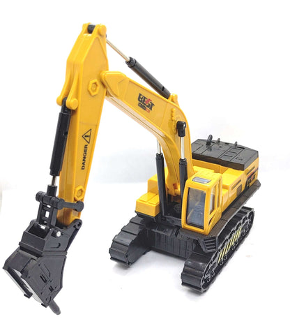 AZI Heavy High Speed Fiction Poker and Stone Breacker Crane Die-cast Model Toy Excavator Truck Engineering Vehicle Tower Heavy Crane Collection Gift for Kids