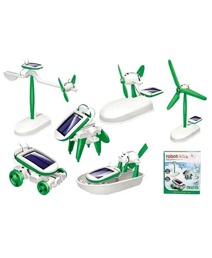 Education kit (6in1 solar kit ) for 8-10 Year Kids - DIY Build Kit Building Science Project Experiment Kit for Kids