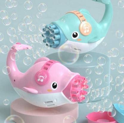 Dolphin Bubble Machine Handy Electric Automatic Bubble Blowing Toy Bubble Maker