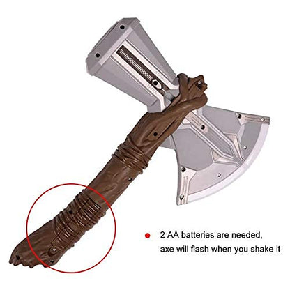 Funrally Infinity War Stormbreaker Electronic Axe of Thunder God Roleplay Toy with Sound, Toys for Kids Ages 4 and Up (Battery not Included) - Multicolor
