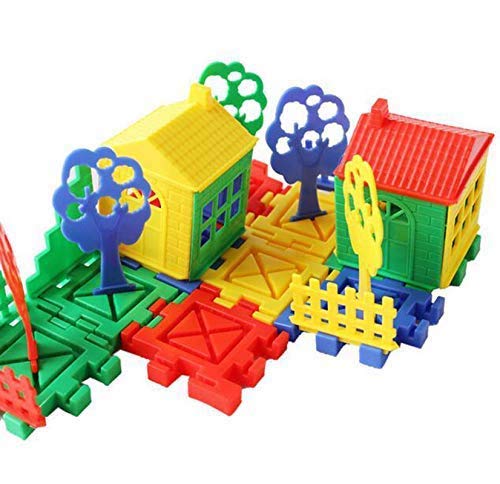 AZI KIDS Interlocking House Building Block Toy for Kids