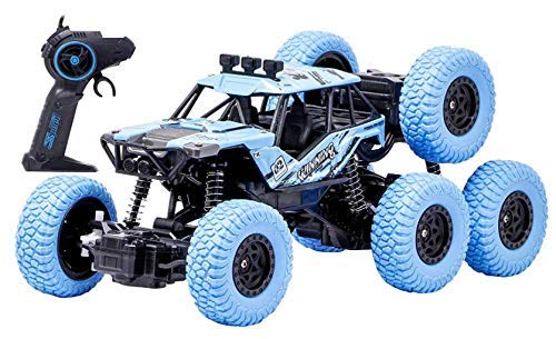 AZi RC (Remote Control) Rock Climber Car 4WD 4 Wheel Drive 8 Wheels Climbing 1:18 Rechargeable Monster Truck Car Off-Road Car Kids Toys Gift