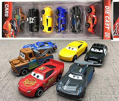 AZI Toys 6 Pcs Cars Lighting Queen Mater Diecast Model Vehicle (Multicolor, Pack of: 6)