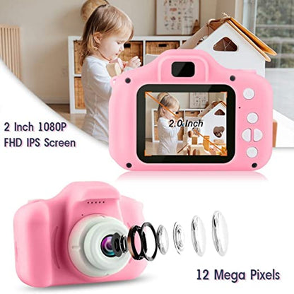 Digital Camera, Recorder Camera 2.0 Inch Screen Video Front Camera Child Camera (MULTICOLOR)