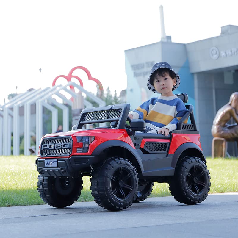 Electric Ride-On Car for Kids | Rechargeable Battery | Bluetooth Remote Control | USB MP3 Player | Double Seat