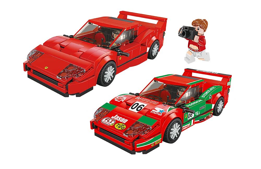 Funrally® Sports Car Racer Supercar Model Educational Bricks DIY Building Blocks for Kids (FC1606 307 pcs)