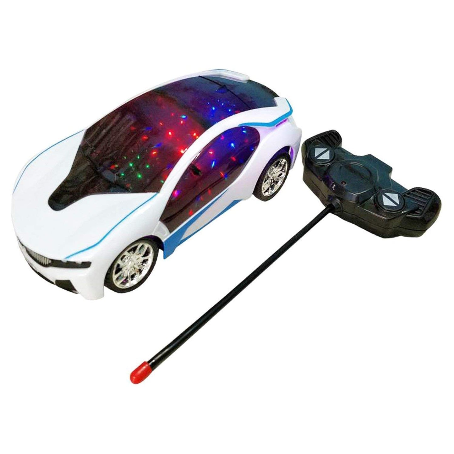 Azi 3D Remote Control Famous CAR /Full Function Forward, Backward, Left Turn and Right Turn Stop with 3D Lights, Rechargeable car
