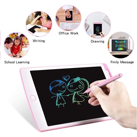NEW 8.5 LCD WRITING TABLET E-Note Pad With A Writing pen (Multicolor)