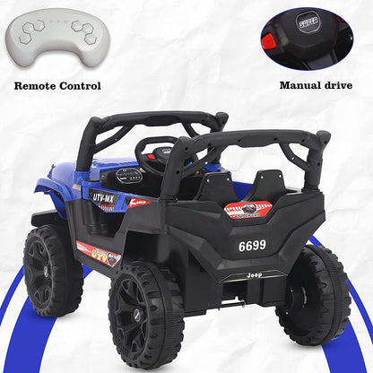 Rubicon Type Battery Operated Rechargeable 4x4  Ride on Jeep for Kids with Remote Control
