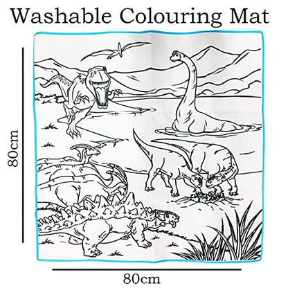 Fantastic Color Dinosaur World Set, Washable and Reusable