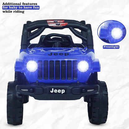 Rubicon Type Battery Operated Rechargeable 4x4  Ride on Jeep for Kids with Remote Control