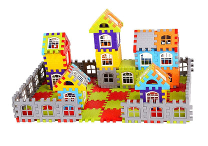 Funrally® Building and Construction Toy | DIY Educational My Happy House Building Block | Unblock Your Imagination