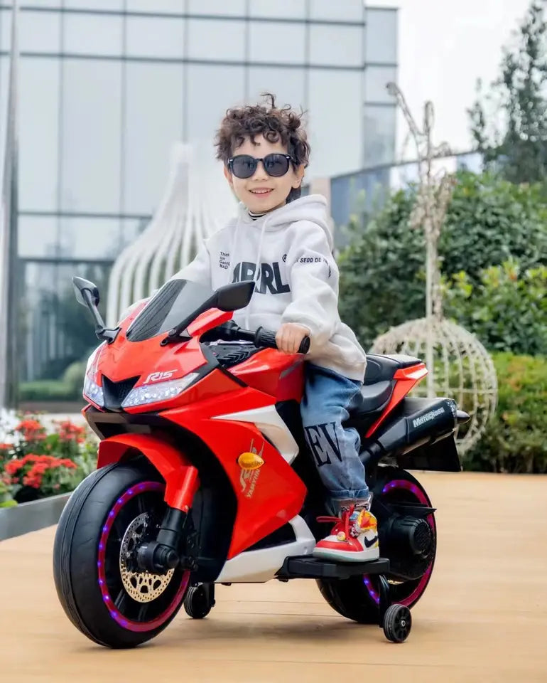 AZi Toys Kids Rechargeable Rideon R15 Bike With Hand Acceleration Big Size