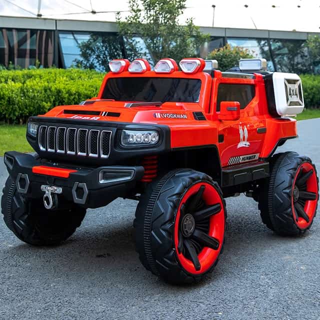 Rechargeable Battery Operated Jumbo Jeep For Kids With Remote Control and Music System