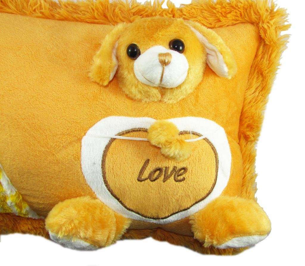 AZi® Animal Character Pillow Soft Toy for Kids | Cute and Loveable Soft Pillow for Your Babies | Random Animal Character | Multicolor