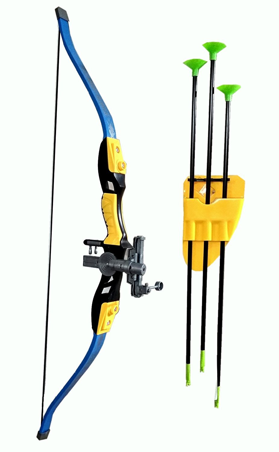 Archery Set, Strong String Thread Big Size Sports Series, Bow and Arrow Toy, Laser Target, Quiver, 3 Arrows