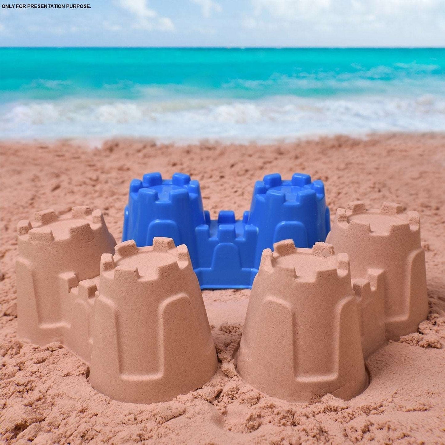 AZi TOYS Beach Sand Bucket Toy Set for Kids  - 7 pcs