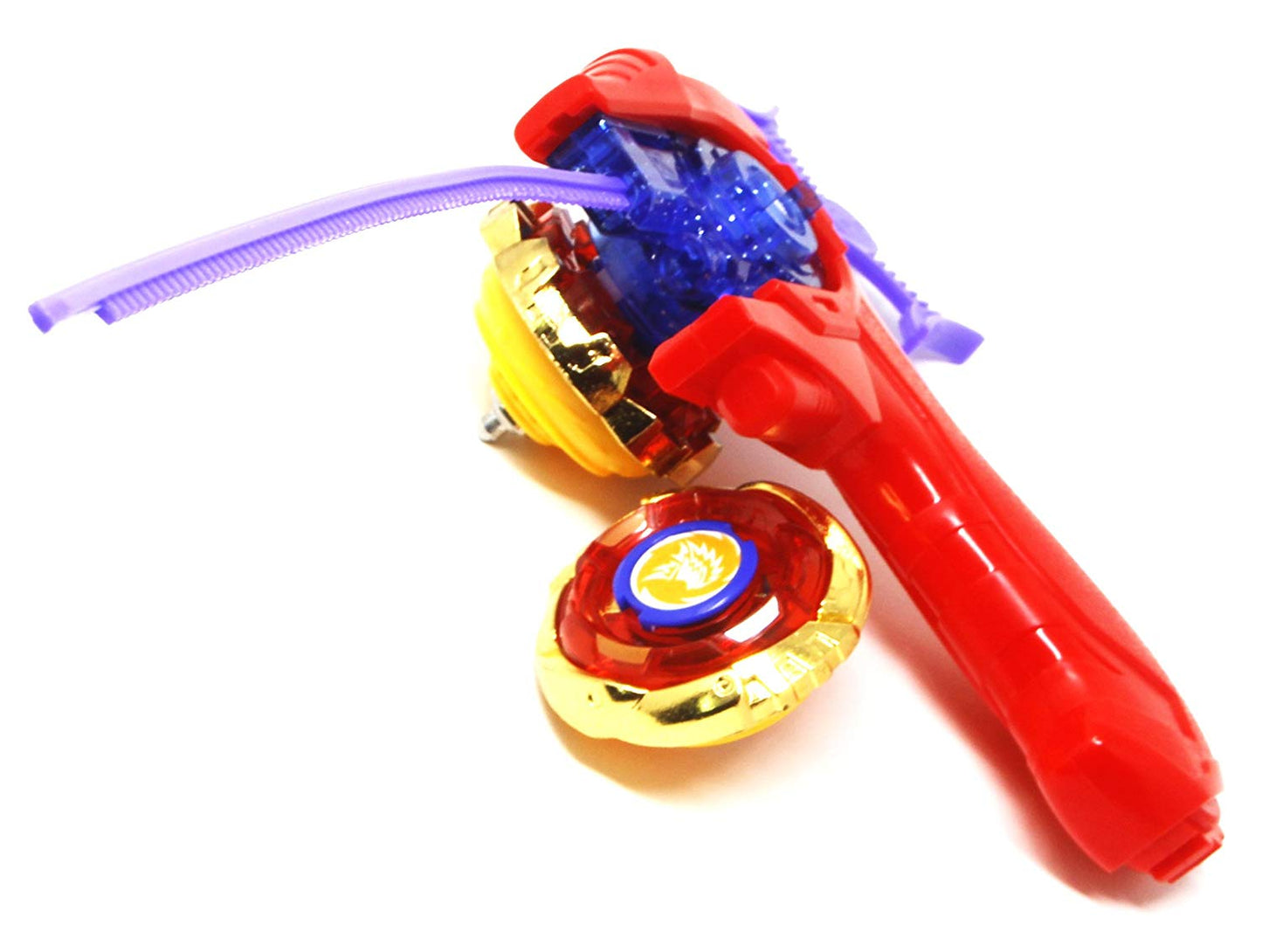 Invincible Fight Battle 4D Top w/ Launcher 2 in 1 Set Toy (Multicolor)