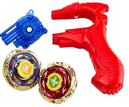 Invincible Fight Battle 4D Top w/ Launcher 2 in 1 Set Toy (Multicolor)