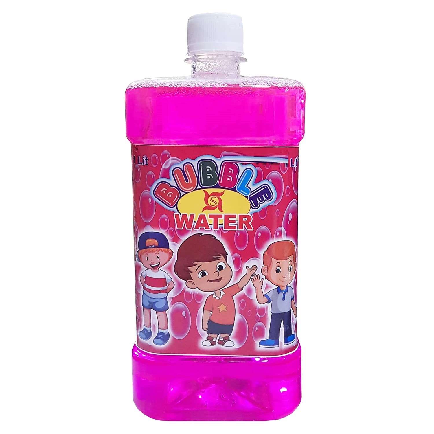 AZi® 1 Liter Bubble Solution for Infinite Bubbles & Bubble Machine | Liquid Solution for Bubble Toy | Multicolor