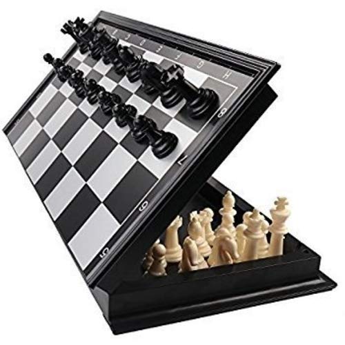 Magnetic Travel Chess Set with Folding Board Educational Toys