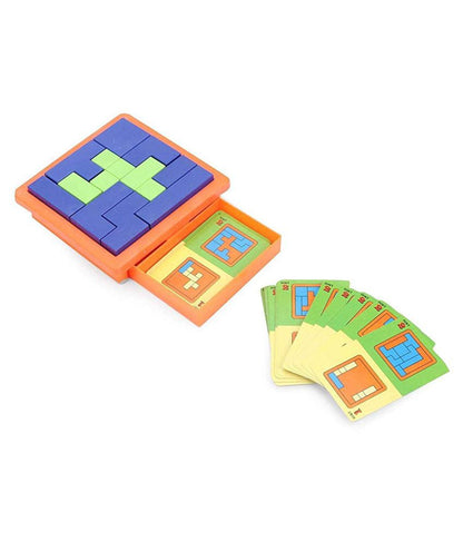 Creative Pattern Puzzle Game with 60 Challenge Cards