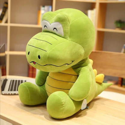 AZi® Super Crocodile Soft Stuffed Plush Toy Animals for Kids Baby Boys Girls Birthday Gifts Home Decoration | 25 cm | Green