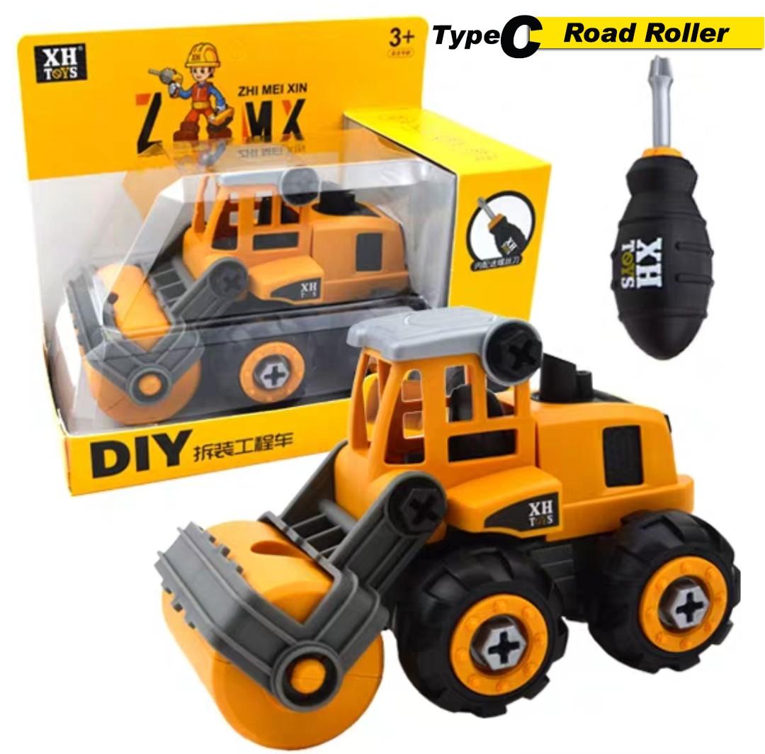 AZi Toys DIY Vehicles Assembly Set, Engineering Construction Truck Set with Screwdriver