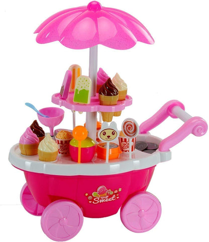 Ice Cream and Sweet Marketing Cart with Music