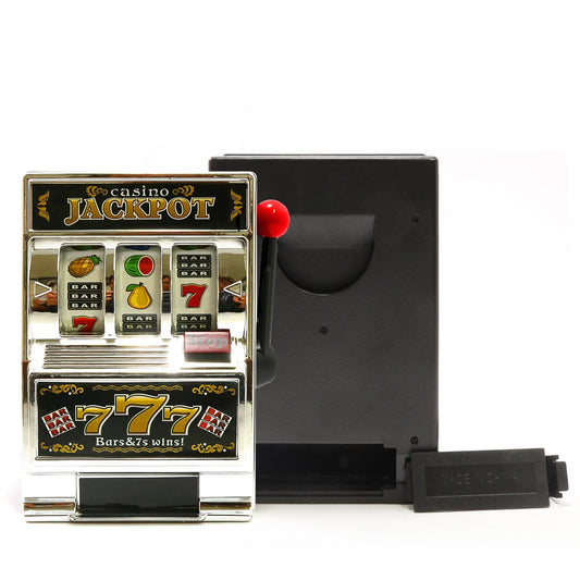 AZi® Vintage Jackpot Golden Casino | Slot Machine Money Box Bank Toy for Kids | Multicolor