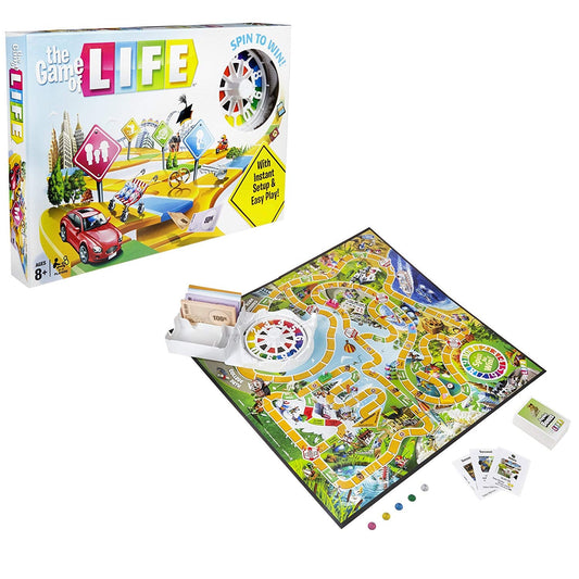 The Game of Life - TripAdvisor Holiday Edition - Spin to Win - 2 to 4 Players - Board Games - Ages 8+