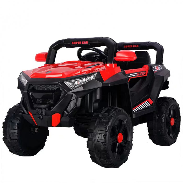 Rechargeable Battery Operated 4x4 Jeep For Kids with Remote Control and Music System