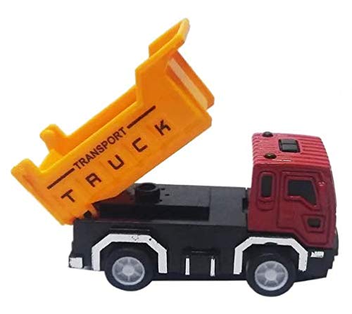 Die Cast Metal Construction Trucks Set with Light and Music - Pull Back Function Toy for Kids