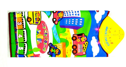 Musical Mat, Baby Early Education Musical Carpet Town Blanket Touch Play Safety Learn Singing Funny Toy for Kids