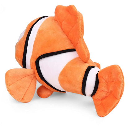 AZi® Plush Animal Nemo Fish Toy (Color: Orange and White Size: 25 cm )