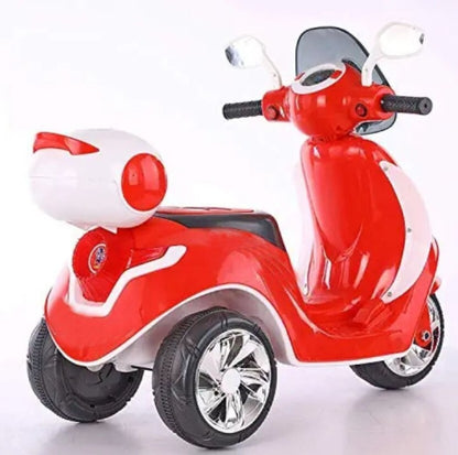 Rechargeable Battery Operated Scooty With Music System Lightings