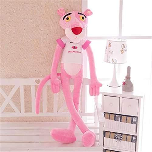 Azi® Panther Cute Soft Stuffed Plush Animal Toy for Girls & Boys Kids Babies Birthday Gift Home Decoration | 72 cm | Pink