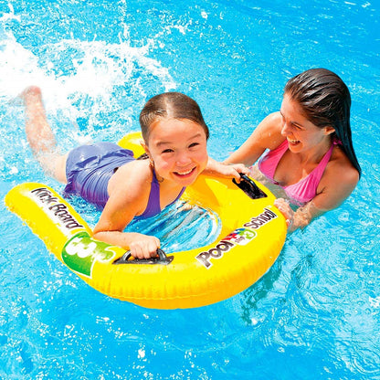 AZi® Pool Class Inflatable Kick Board Float Swimming Aid 58167EU | for Ages 4+ Years | Multi Color