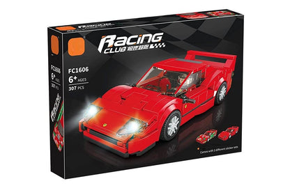 AZi® Sports Car Racer Supercar Model Educational Bricks DIY Building Blocks for Kids (FC1606 307 pcs)