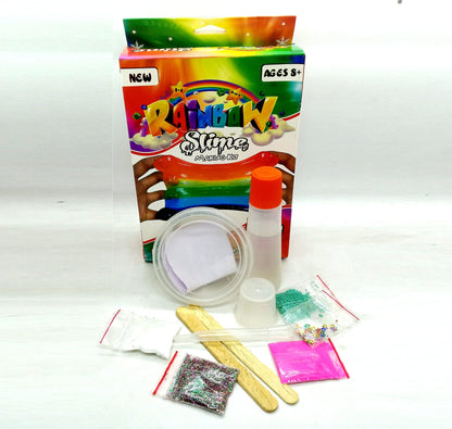 Rainbow Putty Slime Kit Make Your Own Glow in Dark Twist and Create Magical Fun for Kids (Kit of 1)