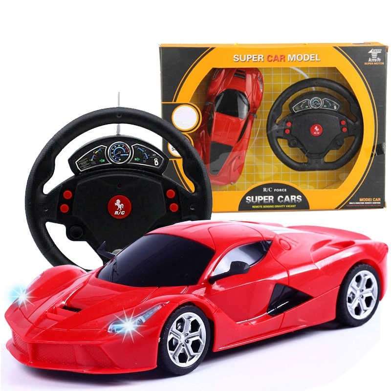 AZi® 1:24 Scale RC Force Super Cars Remote Sensing Gravity Vacant Toy Vehicles Simulation 4 Channels Remote Control Racing Car Model | Multicolor