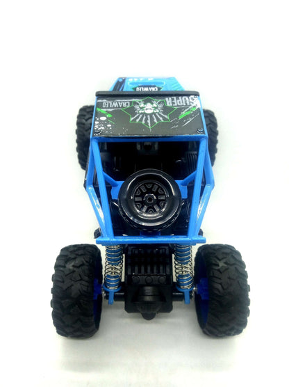 Amazing Graphic Printed Rock Crawler 2.0 Four Way Pull back Metal Diecast High Speed Long Distance Drive Friction Powered Off-Road 4 Wheel Car Toy
