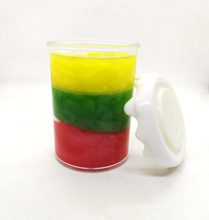 Round Cup Slime Multi-Color 150 g (1 Bottle)