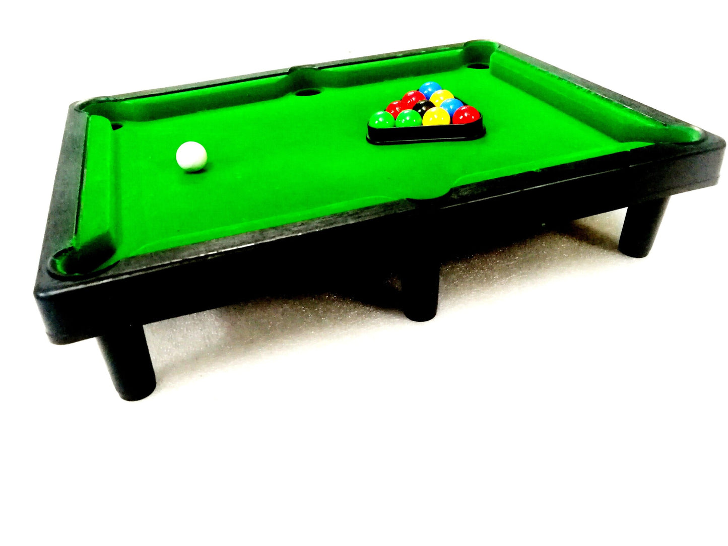 Mini Pool Table, Portable Kids Table Toys, Table Top Snooker Game with Cues All Accessories